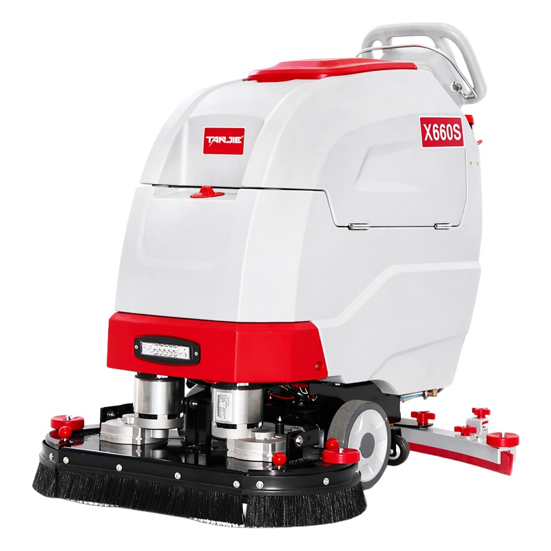 长寿坦洁手推式洗地机X660S