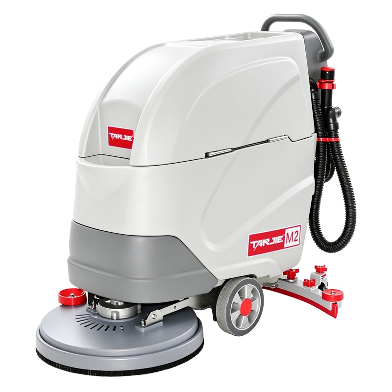 长寿坦洁手推式洗地机M2